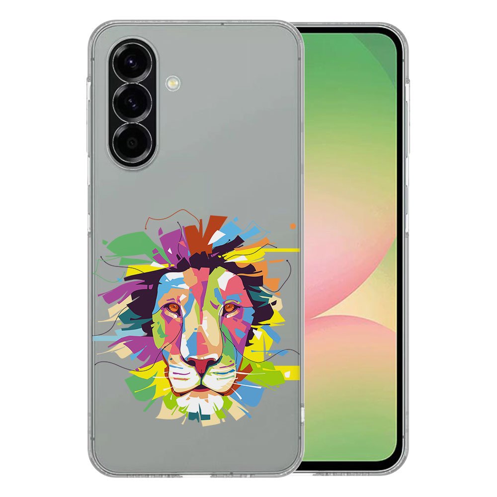 Samsung Galaxy A56 TPU Hoesje Lion Color Backcover aanzicht
