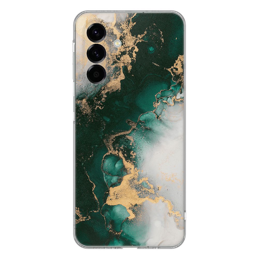 TPU Hoesje Samsung Galaxy A56 Marmer Groen Backcover design marmer groen aanzicht