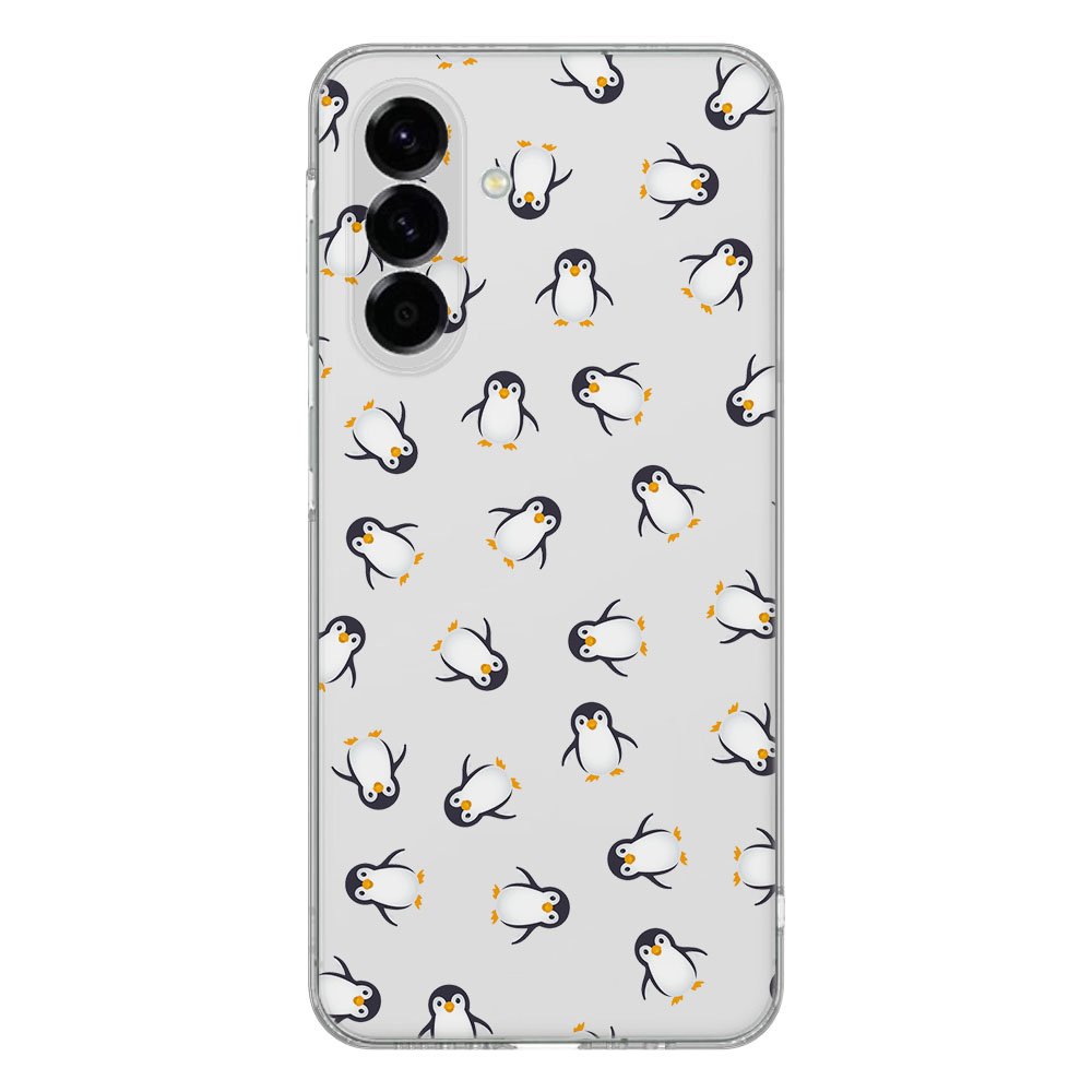 TPU Hoesje Samsung Galaxy A56 Pinguïn Backcover achterkant pinguïn design