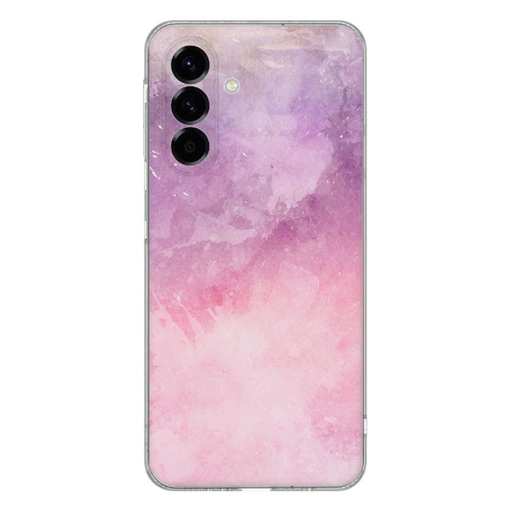 TPU Hoesje Samsung Galaxy A56 Pink Purple Paint Backcover achterkant