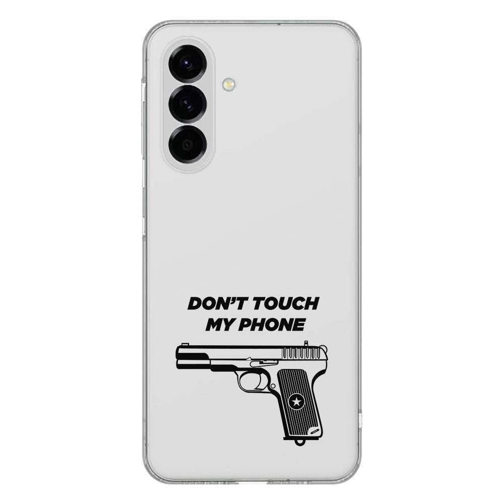 TPU Hoesje Samsung Galaxy A56 Pistol DTMP Backcover pistol design achterkant