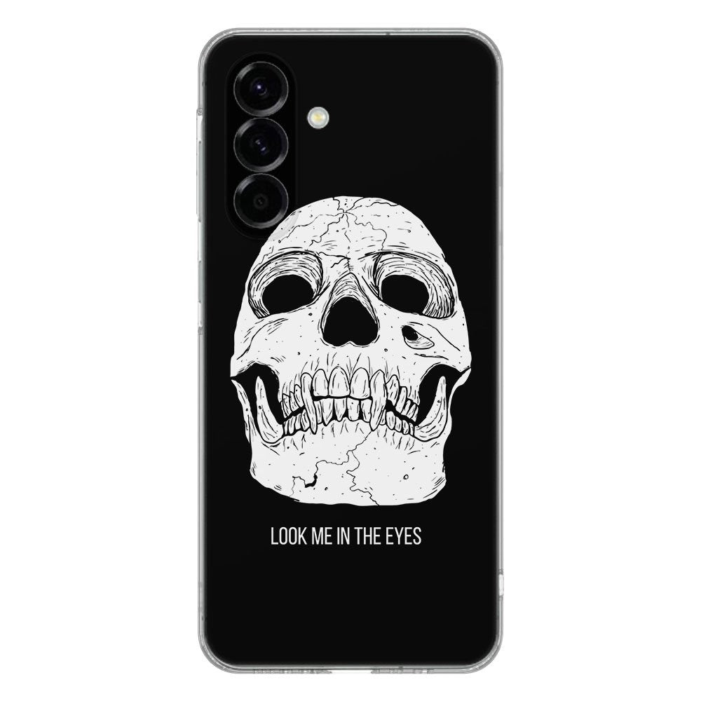 Samsung Galaxy A56 TPU Hoesje Skull Eyes achterkant