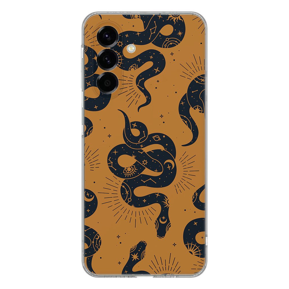 Samsung Galaxy A56 TPU Hoesje Snakes Backcover achteraanzicht