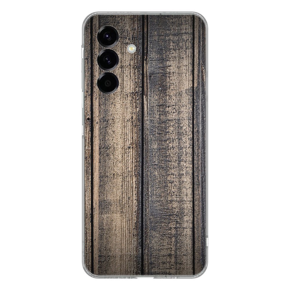 TPU Hoesje Samsung Galaxy A56 Steigerhout Backcover achteraanzicht