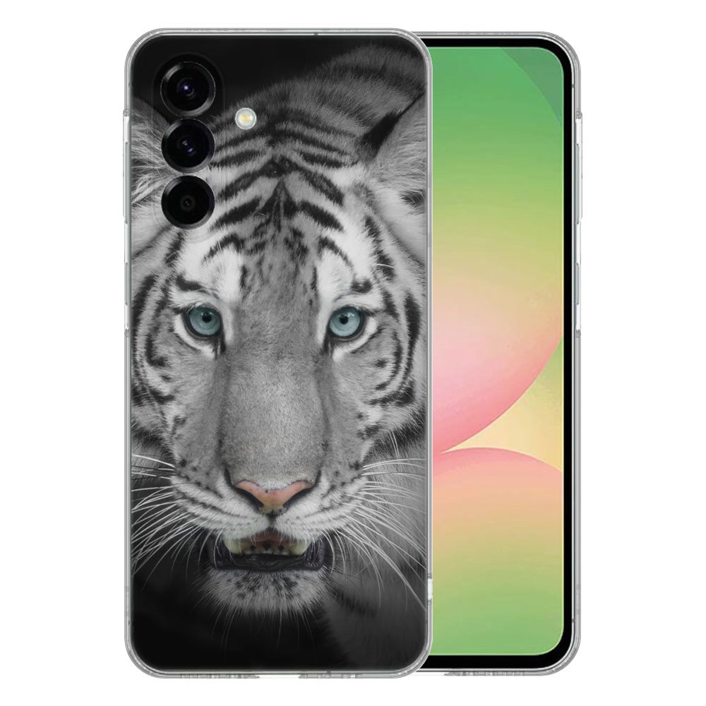 Samsung Galaxy A56 TPU Hoesje Tijger Backcover tijgerdesign voorkant
