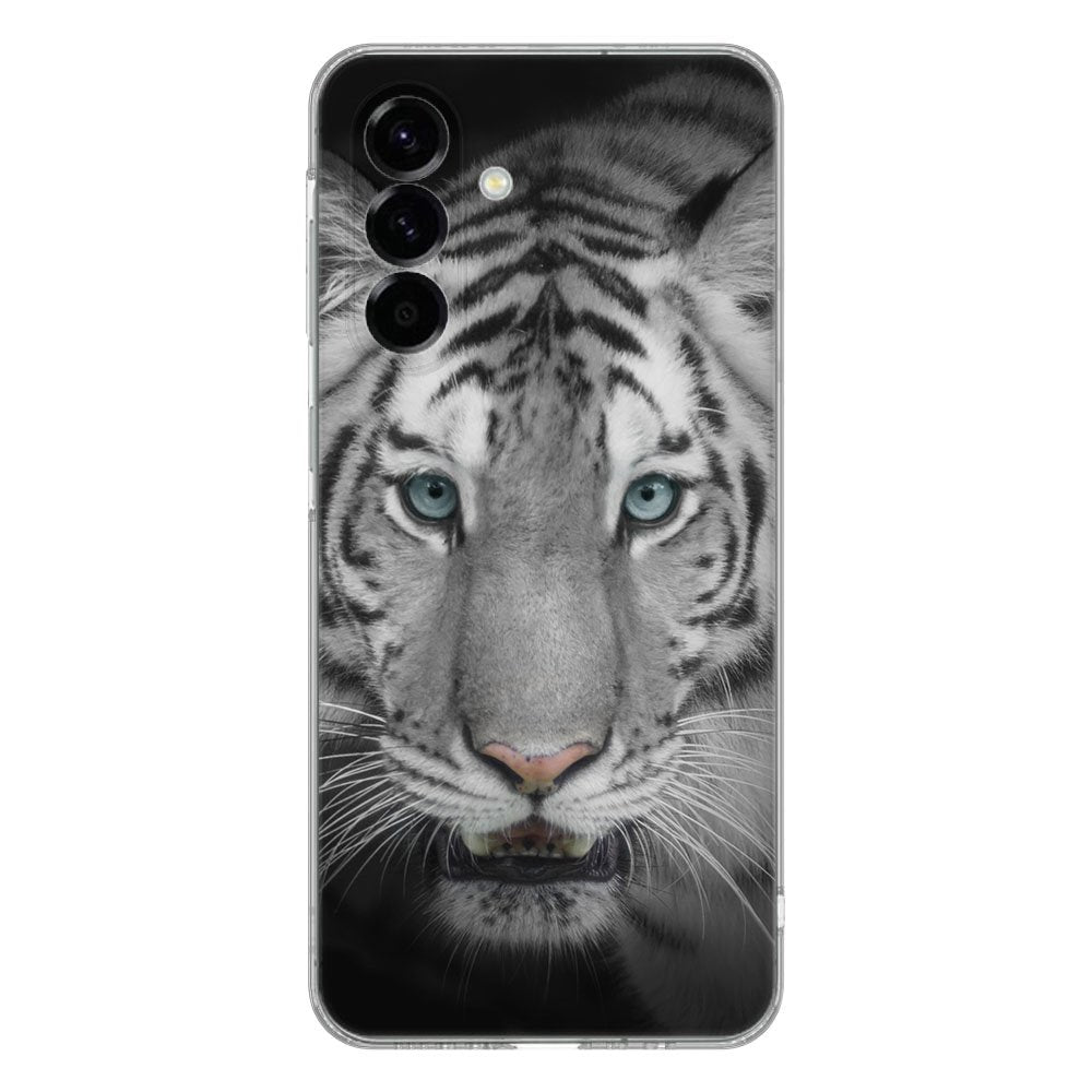Samsung Galaxy A56 TPU Hoesje Tijger Backcover tijgerdesign voorkant