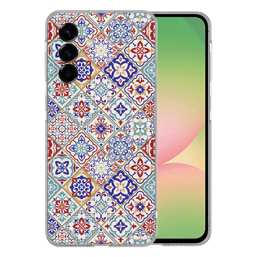 TPU Hoesje Samsung Galaxy A56 Tiles Color Backcover voorkant
