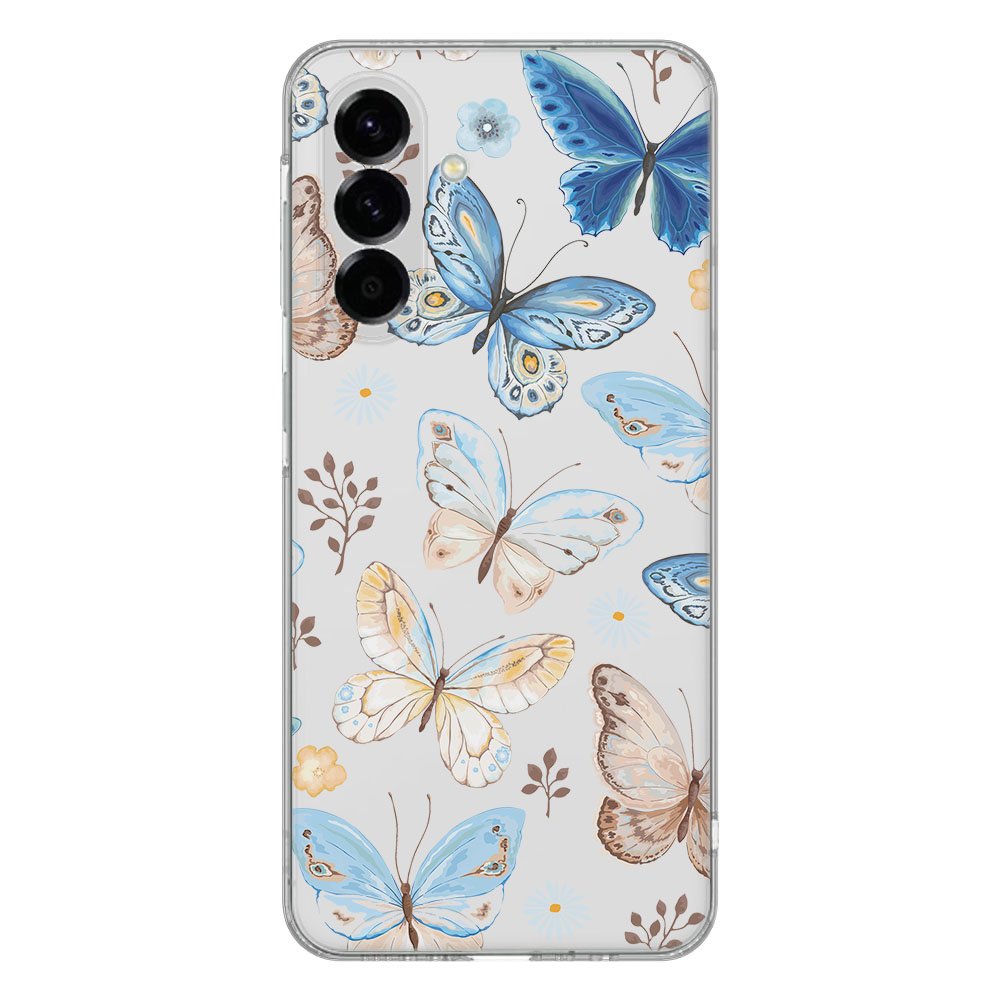 Samsung Galaxy A56 TPU Hoesje Vlinder Backcover vlinders design achterkant