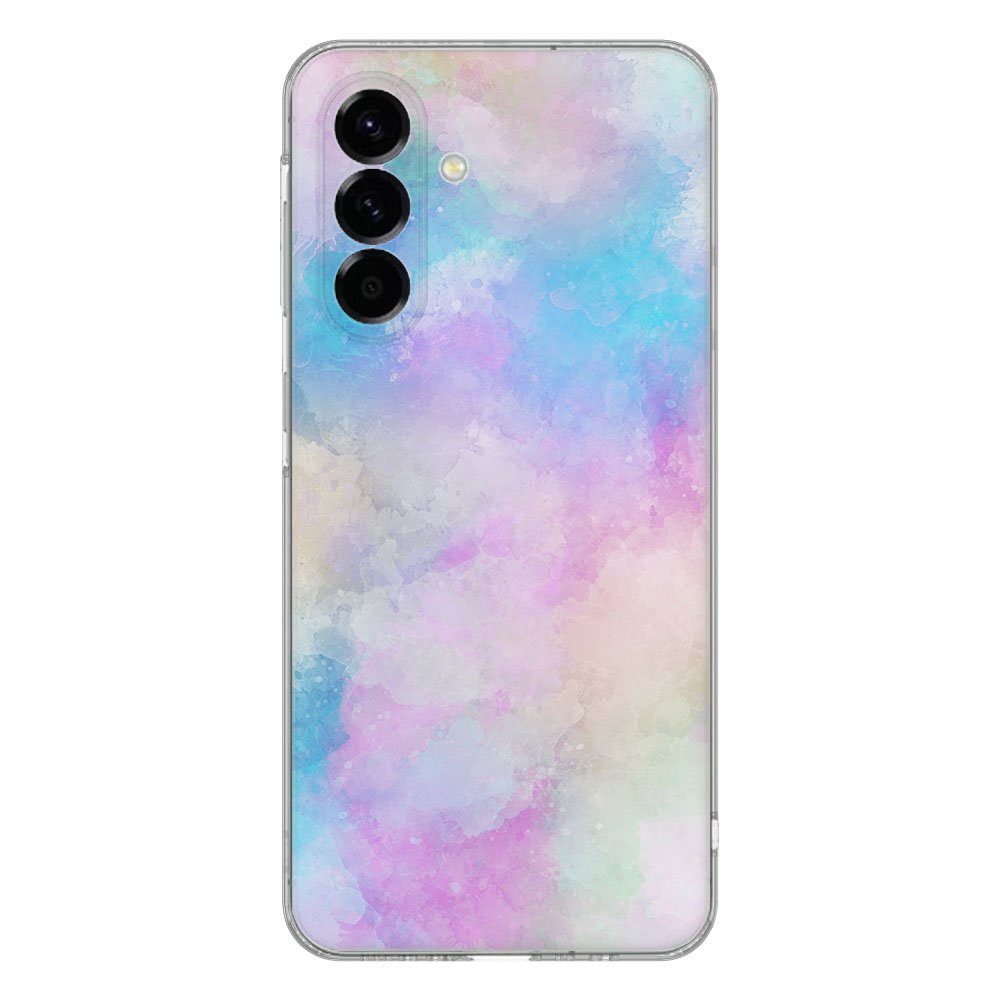Samsung Galaxy A56 TPU Hoesje Watercolor Light achteraanzicht