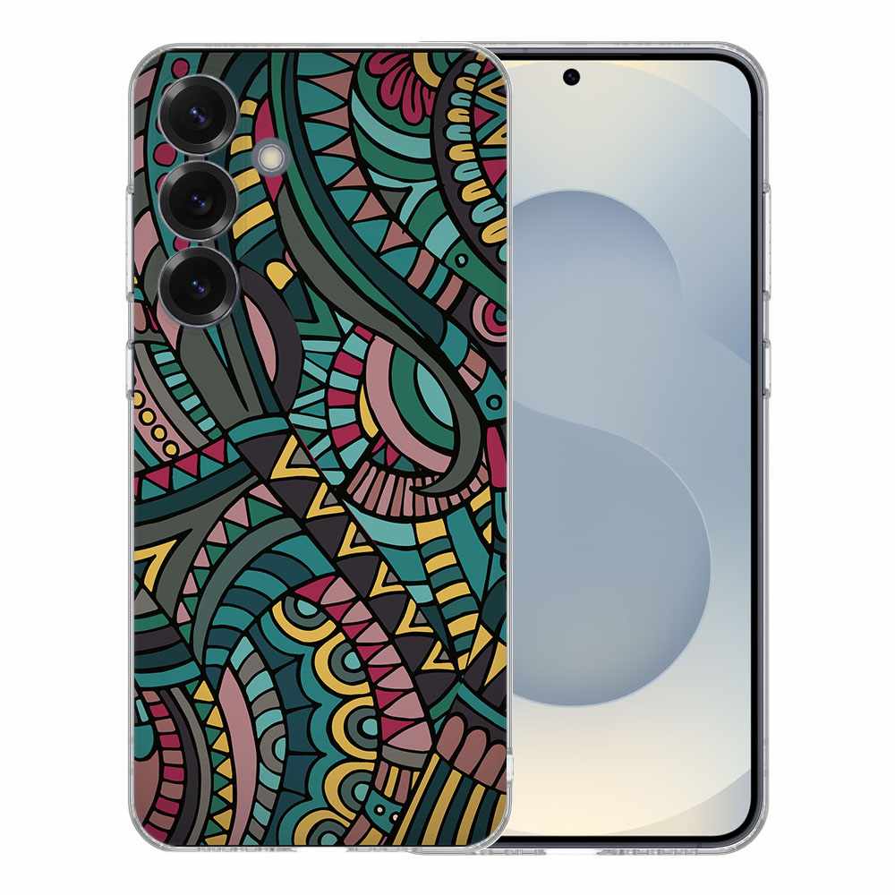 TPU Hoesje Samsung Galaxy S25 Aztec Backcover achterkant