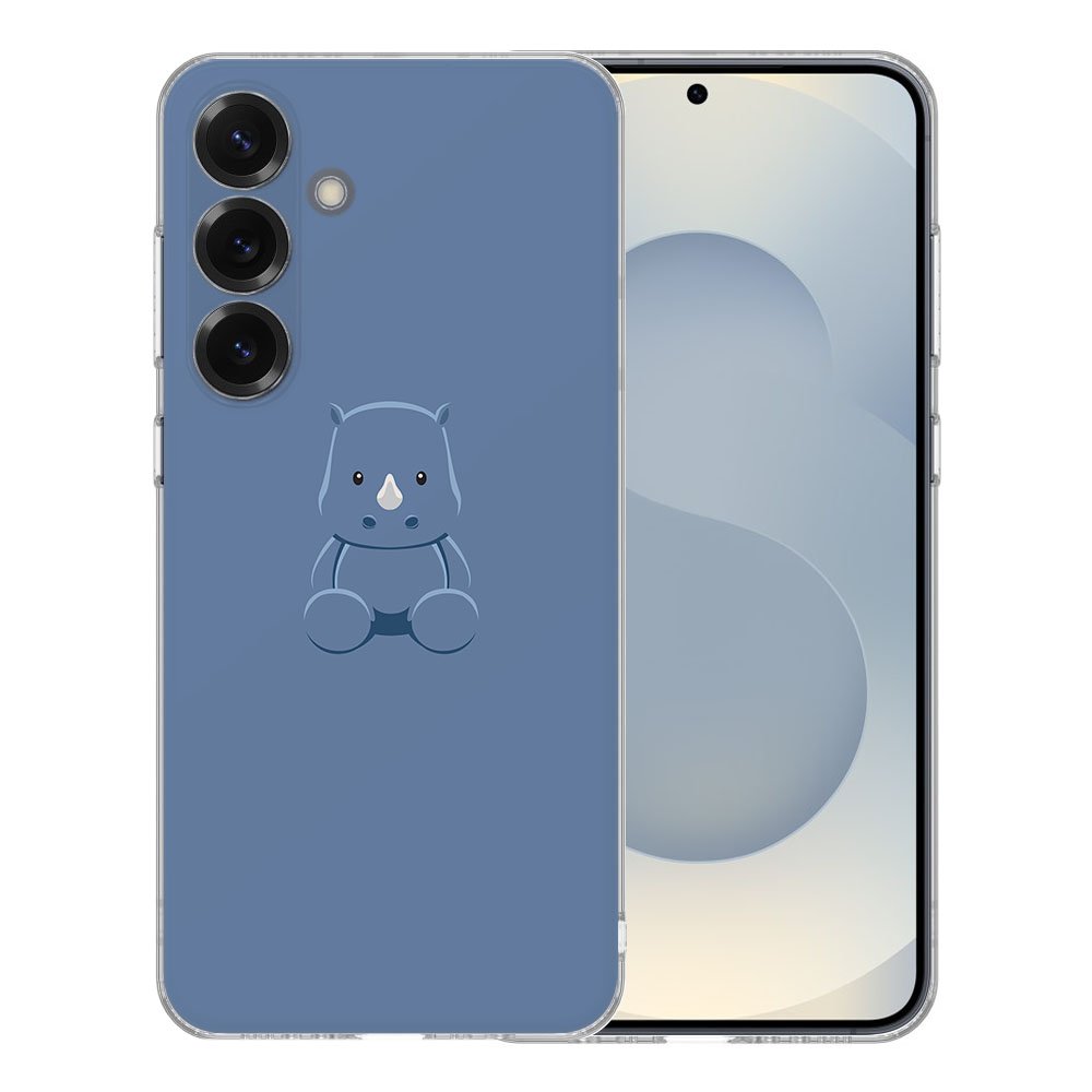 Samsung Galaxy S25 TPU Hoesje Baby Rhino achterkant