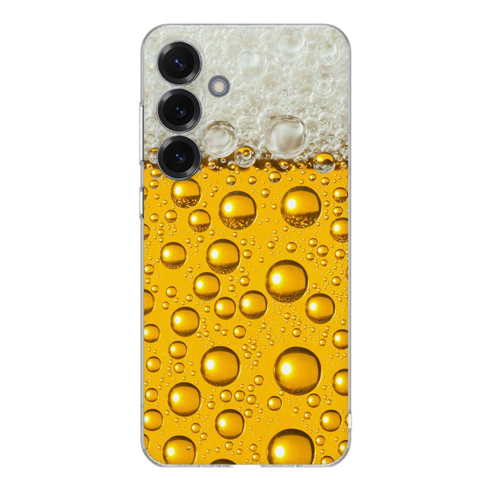 Samsung Galaxy S25 TPU Hoesje Samsung Galaxy S25 Bier Backcover achterkant