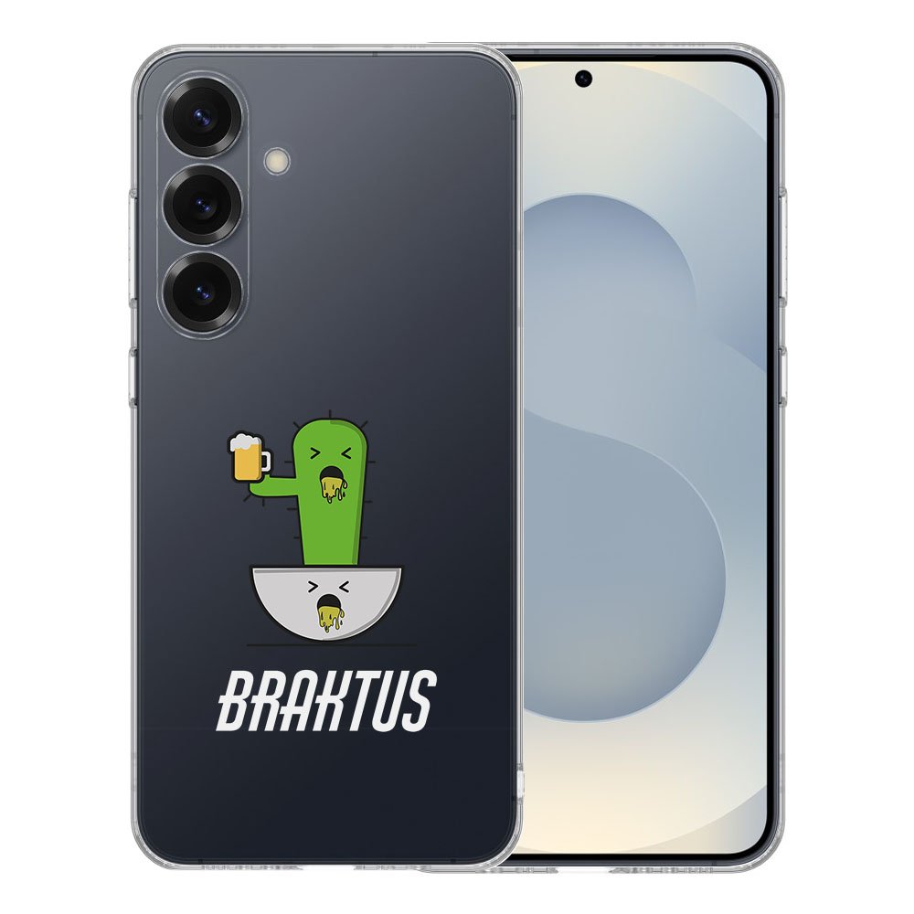 Samsung Galaxy S25 TPU Hoesje Braktus Backcover achteraanzicht
