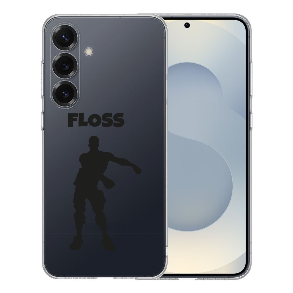 Samsung Galaxy S25 TPU Hoesje Floss Backcover achterzijde ontwerp