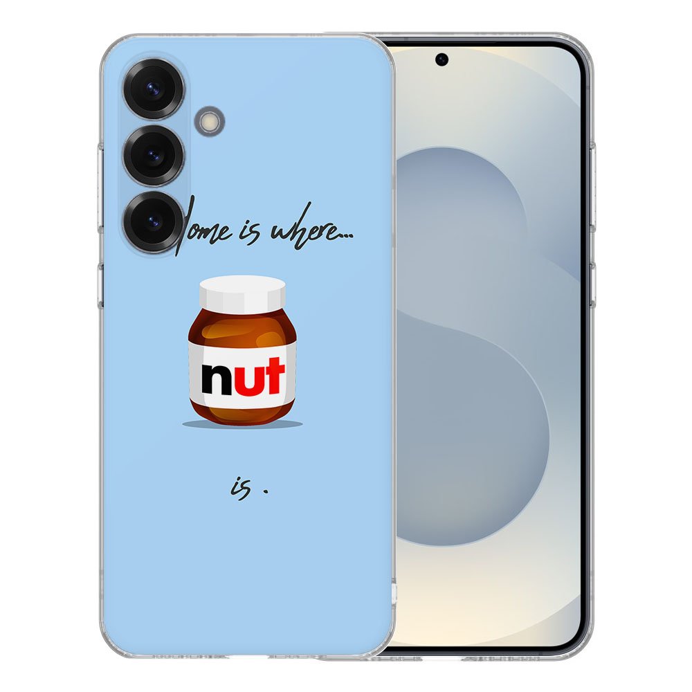Samsung Galaxy S25 TPU Hoesje Nut Home achterzijde