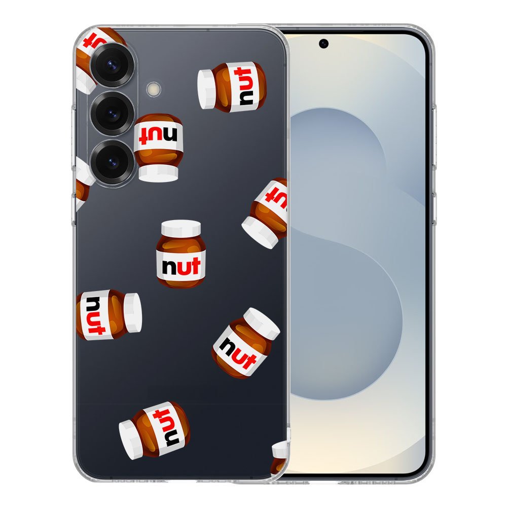 TPU Hoesje Samsung Galaxy S25 Hoesje Nut Jar achteraanzicht