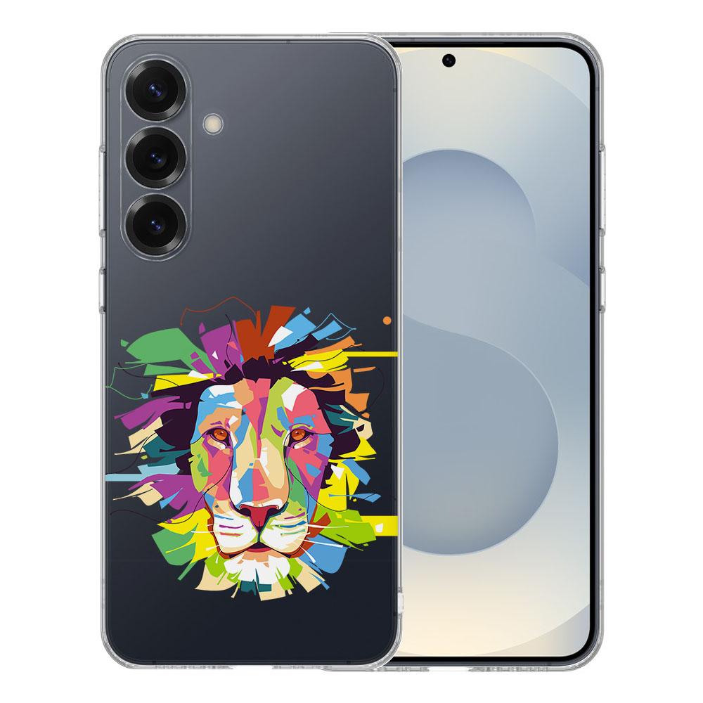 Samsung Galaxy S25 TPU Hoesje Lion Color achterzijde