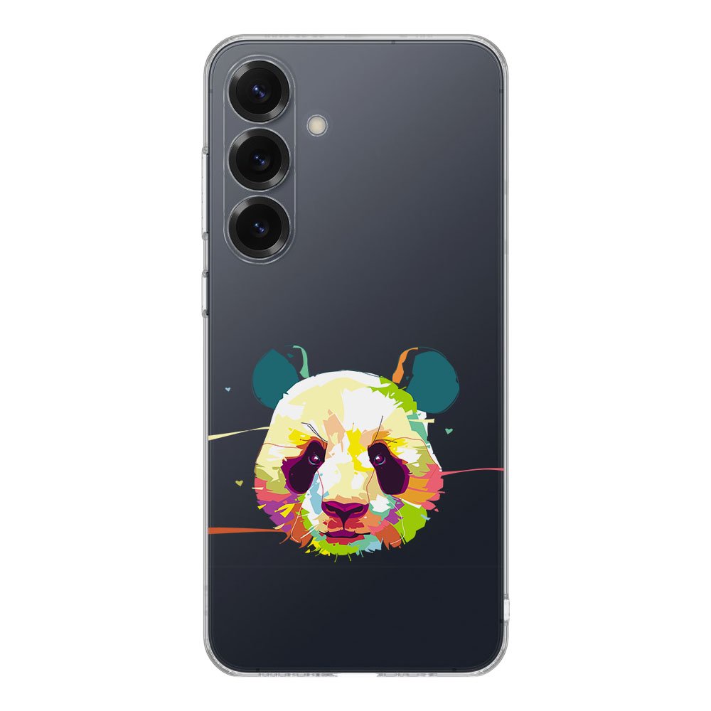 Samsung Galaxy S25 TPU Hoesje Panda Color achterzijde