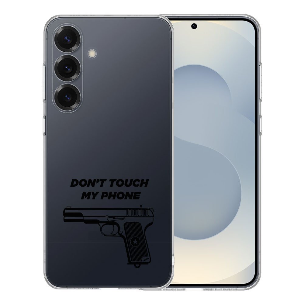Samsung Galaxy S25 TPU Hoesje Pistol DTMP Backcover achterkant