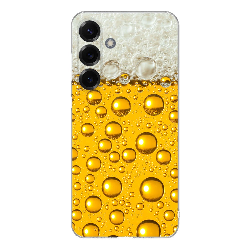 Samsung Galaxy S25 Plus TPU Hoesje Bier Backcover bierdesign achterzijde