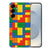 TPU Hoesje Samsung Galaxy S25 Plus Blokken Backcover achterkant kleurblok ontwerp
