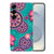 Samsung Galaxy S25 Plus TPU Hoesje Cirkels en Vlinders Backcover achteraanzicht