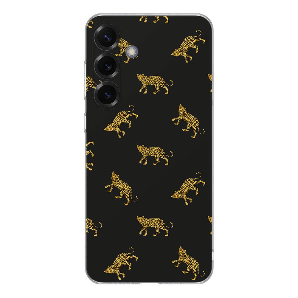 Samsung Galaxy S25 Plus TPU Hoesje Leopards achterkant