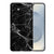 Samsung Galaxy S25 Plus TPU Hoesje Marmer Zwart Backcover achterzijde