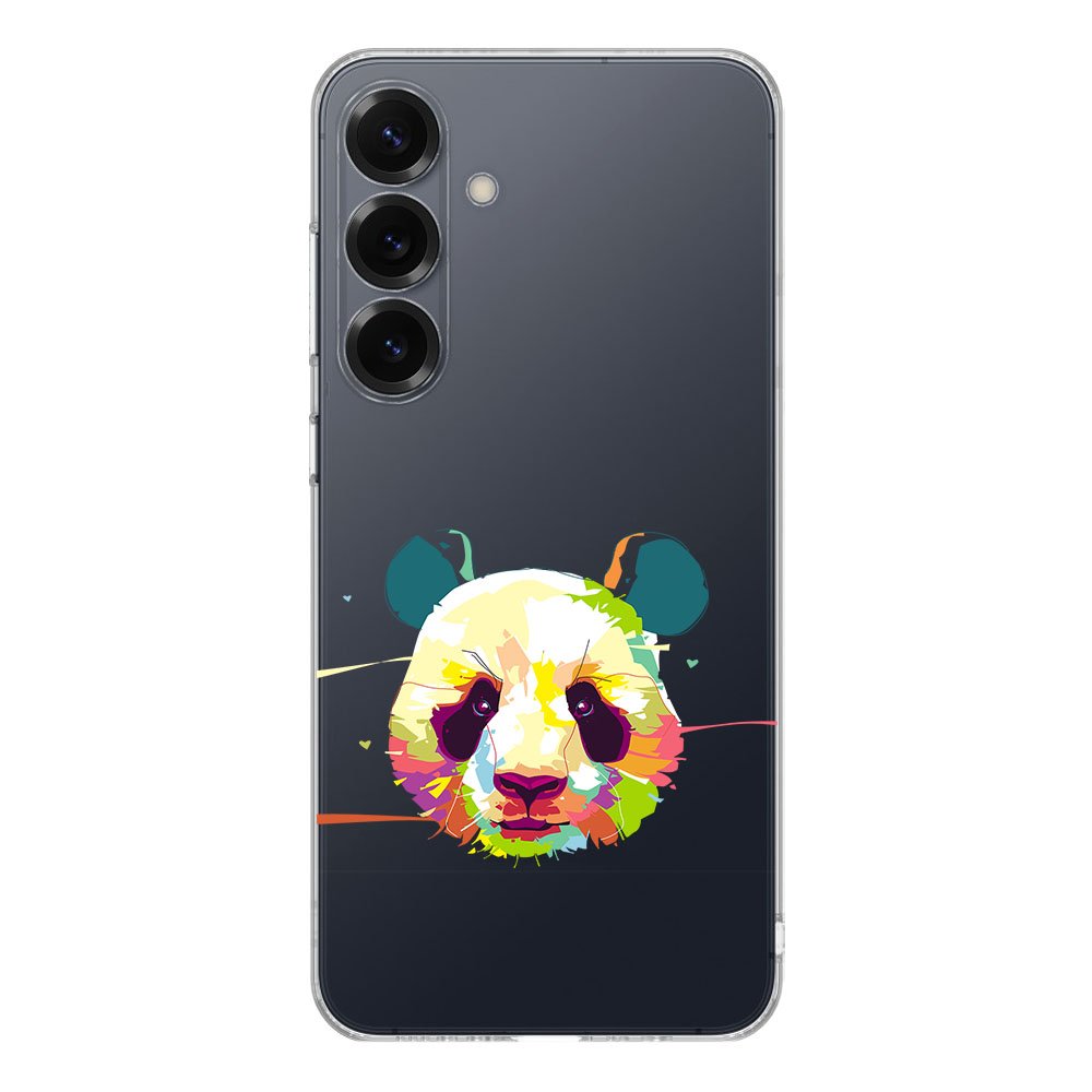 TPU Hoesje Samsung Galaxy S25 Plus Panda Color Backcover panda ontwerp achterkant