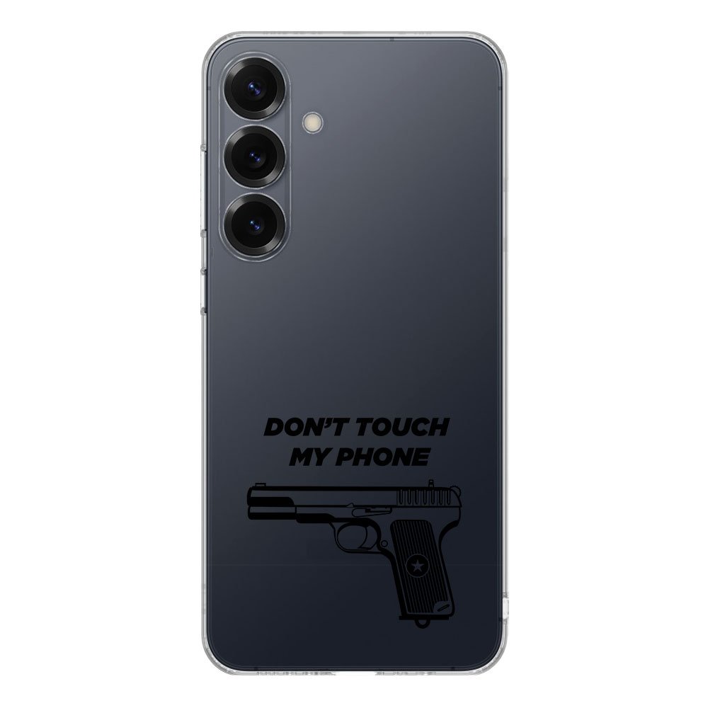 Samsung Galaxy S25 Plus TPU Hoesje Pistol DTMP achterkant