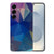 Samsung Galaxy S25 Plus TPU Hoesje Polygon Dark Backcover achter aanzicht