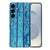 Samsung Galaxy S25 Plus TPU Hoesje Wood Blue Aanzicht
