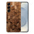 Samsung Galaxy S25 Plus TPU Hoesje Wooden Cubes Backcover achterkant