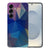 Samsung Galaxy S25 TPU Hoesje Polygon Dark achterkant aanzicht