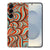 Samsung Galaxy S25 TPU Hoesje Retro Backcover kleurrijk design achteraanzicht