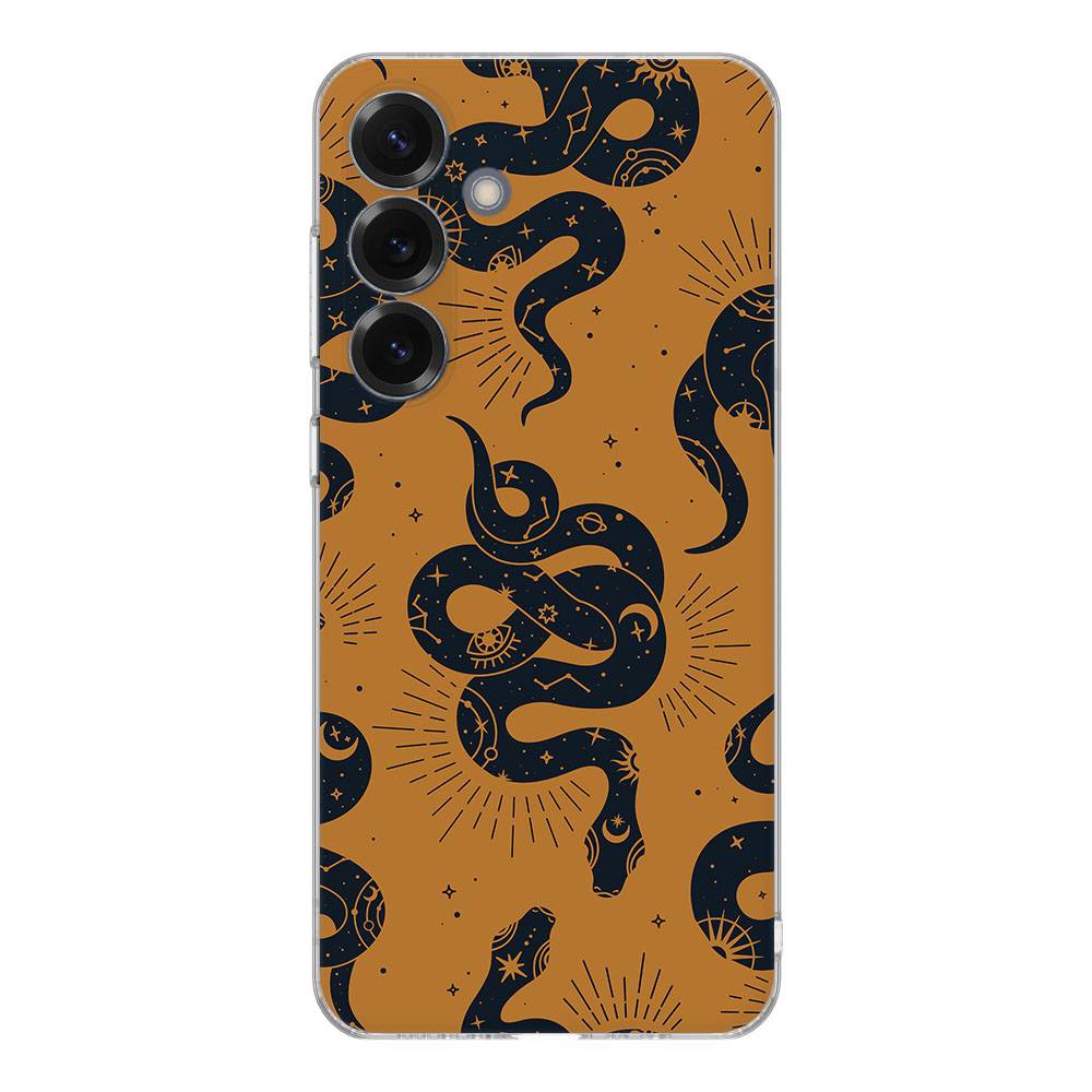 TPU Hoesje Samsung Galaxy S25 Snakes Backcover achterkant design