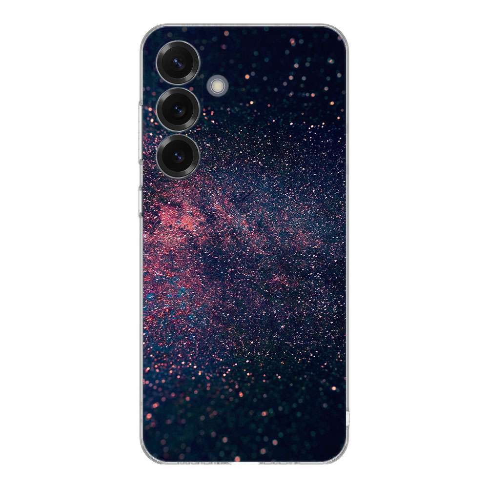 Samsung Galaxy S25 TPU Hoesje Stars Backcover achteraanzicht