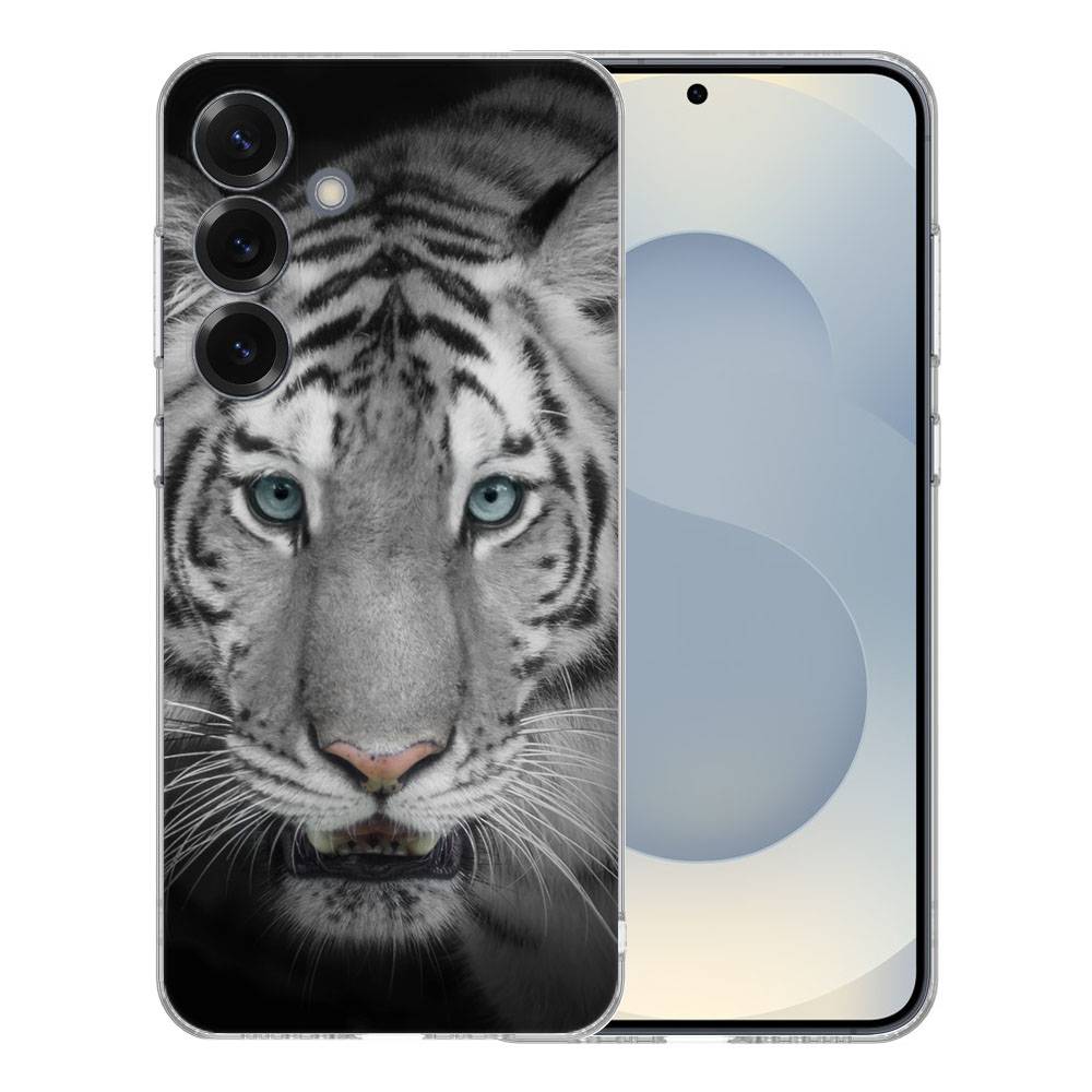 Samsung Galaxy S25 TPU Hoesje Tijger Backcover tijgerdesign achterkant