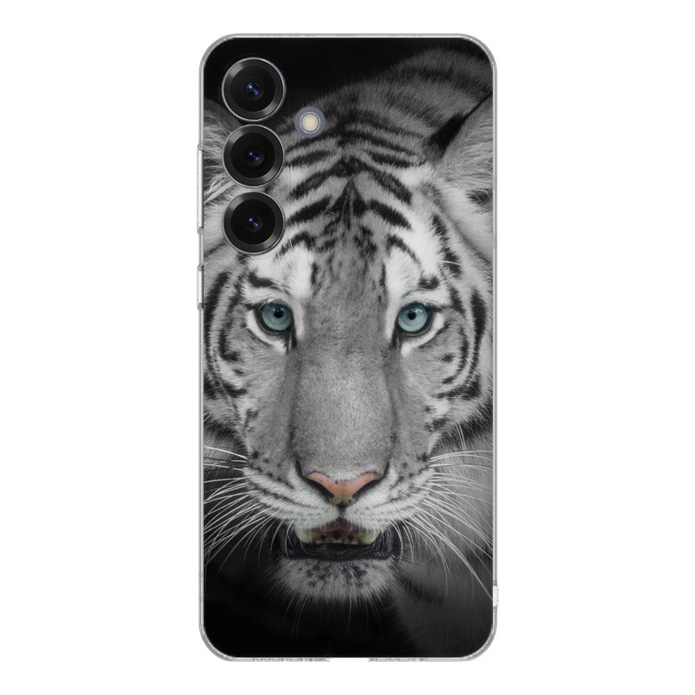 Samsung Galaxy S25 TPU Hoesje Tijger Backcover tijgerdesign achterzijde