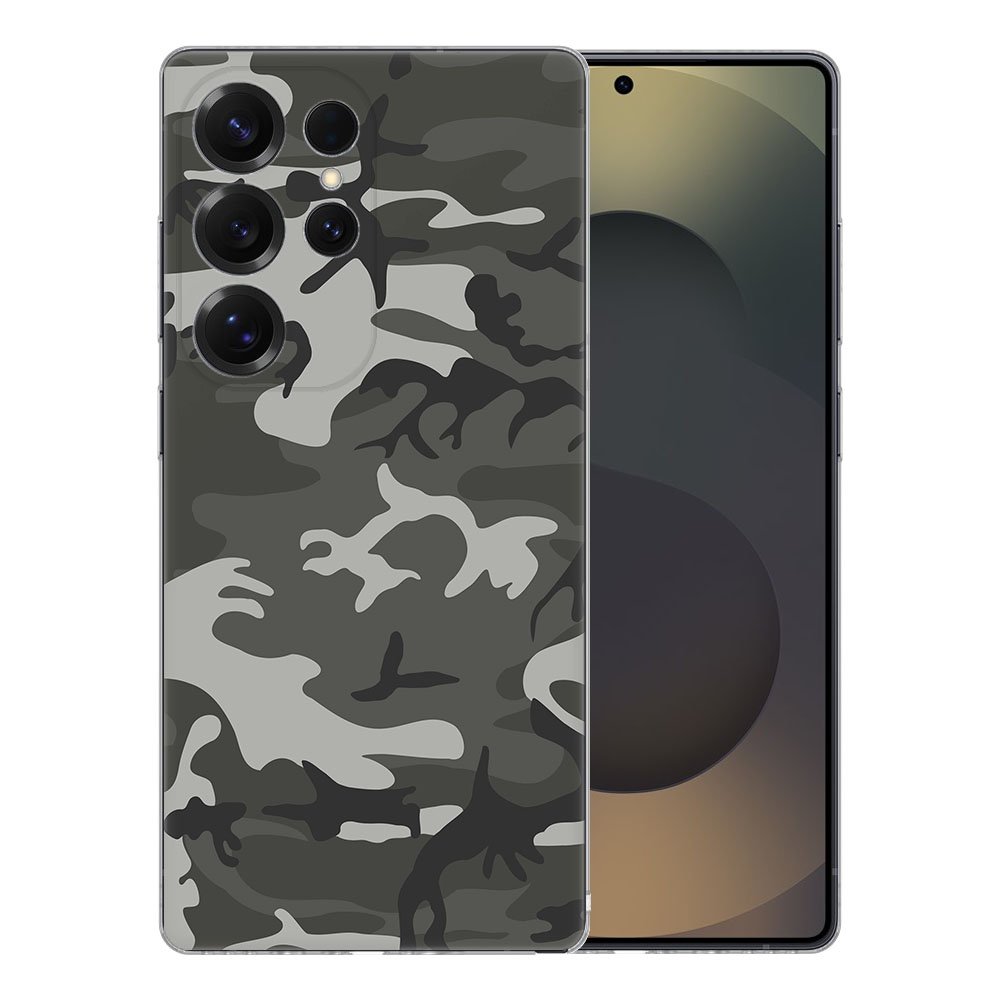 Samsung Galaxy S25 Ultra TPU Hoesje Army Light achterkant
