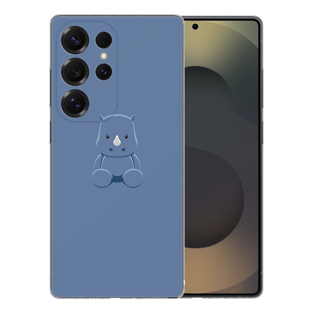 Samsung Galaxy S25 Ultra TPU Hoesje Baby Rhino achterkant
