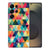 Samsung Galaxy S25 Ultra TPU Hoesje Geruit Backcover kleurrijk design voorkant