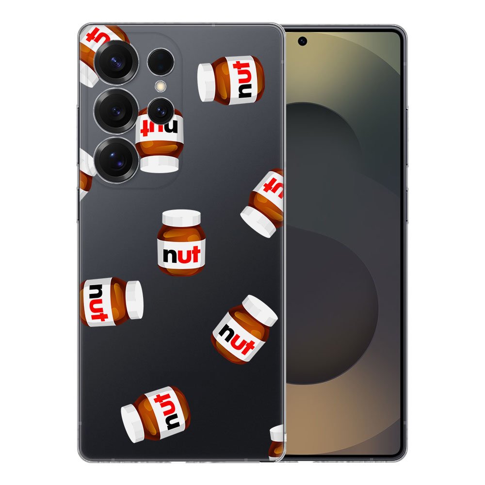 Samsung Galaxy S25 Ultra TPU Hoesje Nut Jar Backcover voorkant