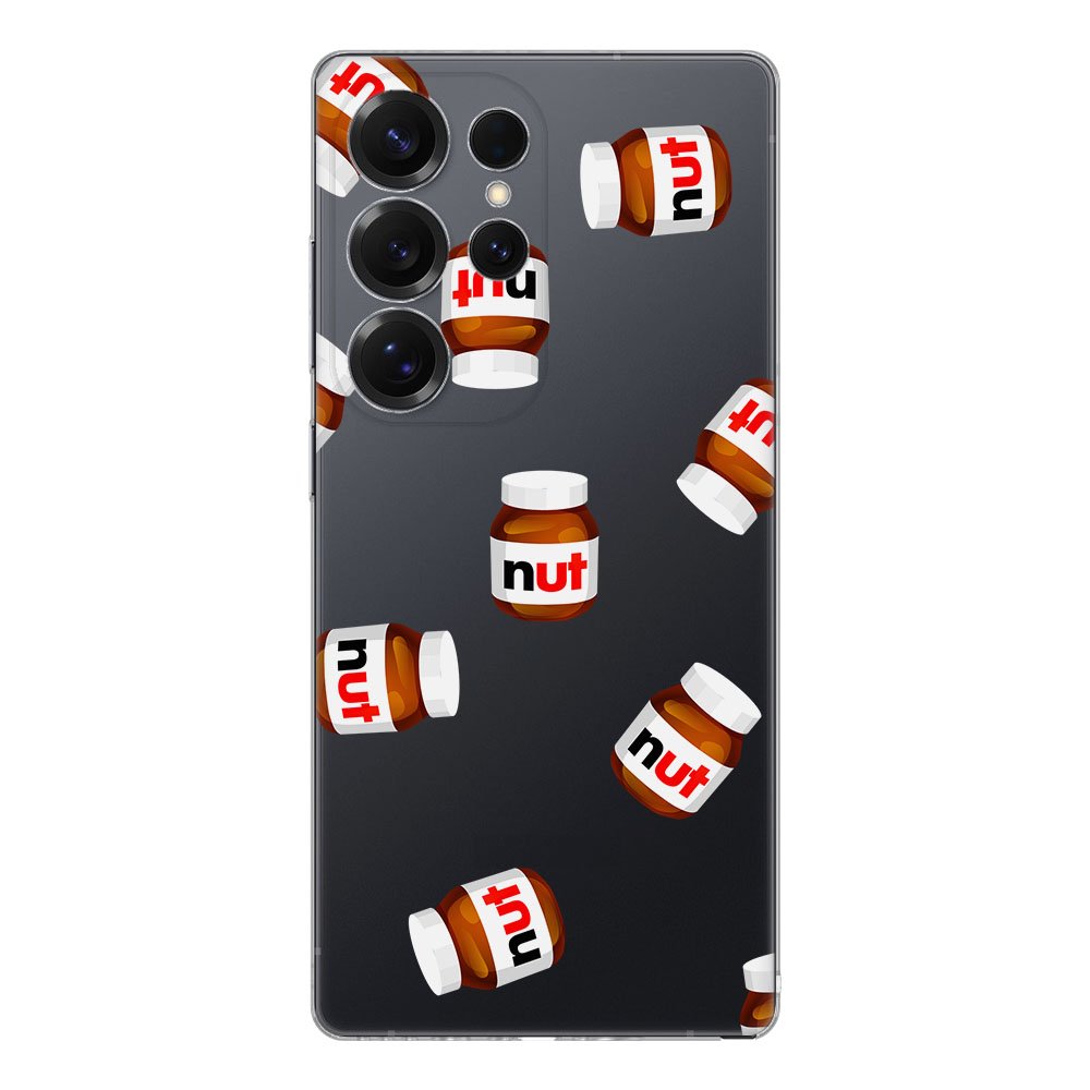 TPU Hoesje Samsung Galaxy S25 Ultra Hoesje Nut Jar backcover design aanzicht