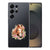 Samsung Galaxy S25 Ultra TPU Hoesje Paard Backcover voorkant met afbeelding van paard en bloemen