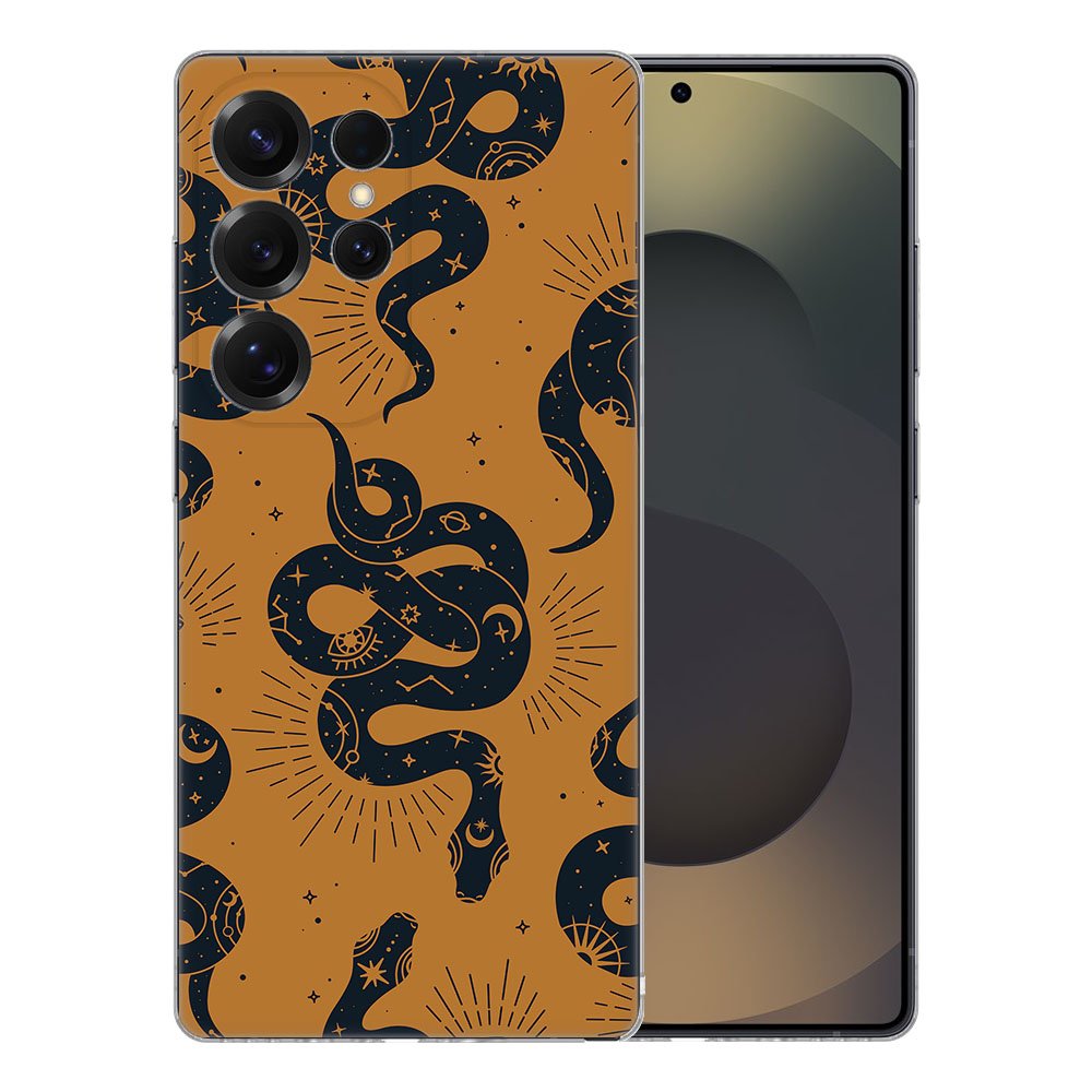 TPU Hoesje Samsung Galaxy S25 Ultra Snakes Backcover snakes design achterzijde
