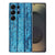 Samsung Galaxy S25 Ultra TPU Hoesje Wood Blue Backcover achterzijde