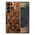 TPU Hoesje Samsung Galaxy S25 Ultra Wooden Cubes Backcover achterzijde houten blokken ontwerp