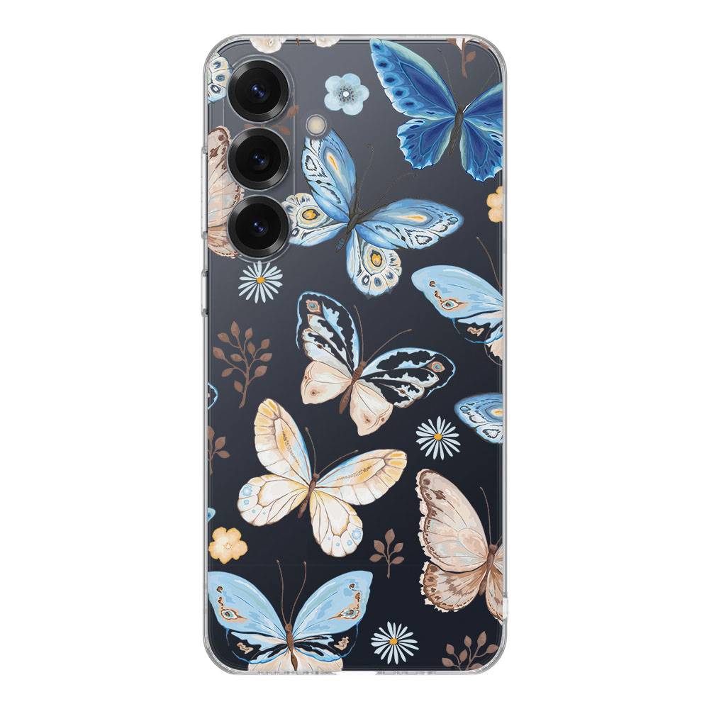 TPU Hoesje Samsung Galaxy S25 Vlinder Backcover achterkant
