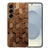 TPU Hoesje Samsung Galaxy S25 Wooden Cubes backcover aanzicht